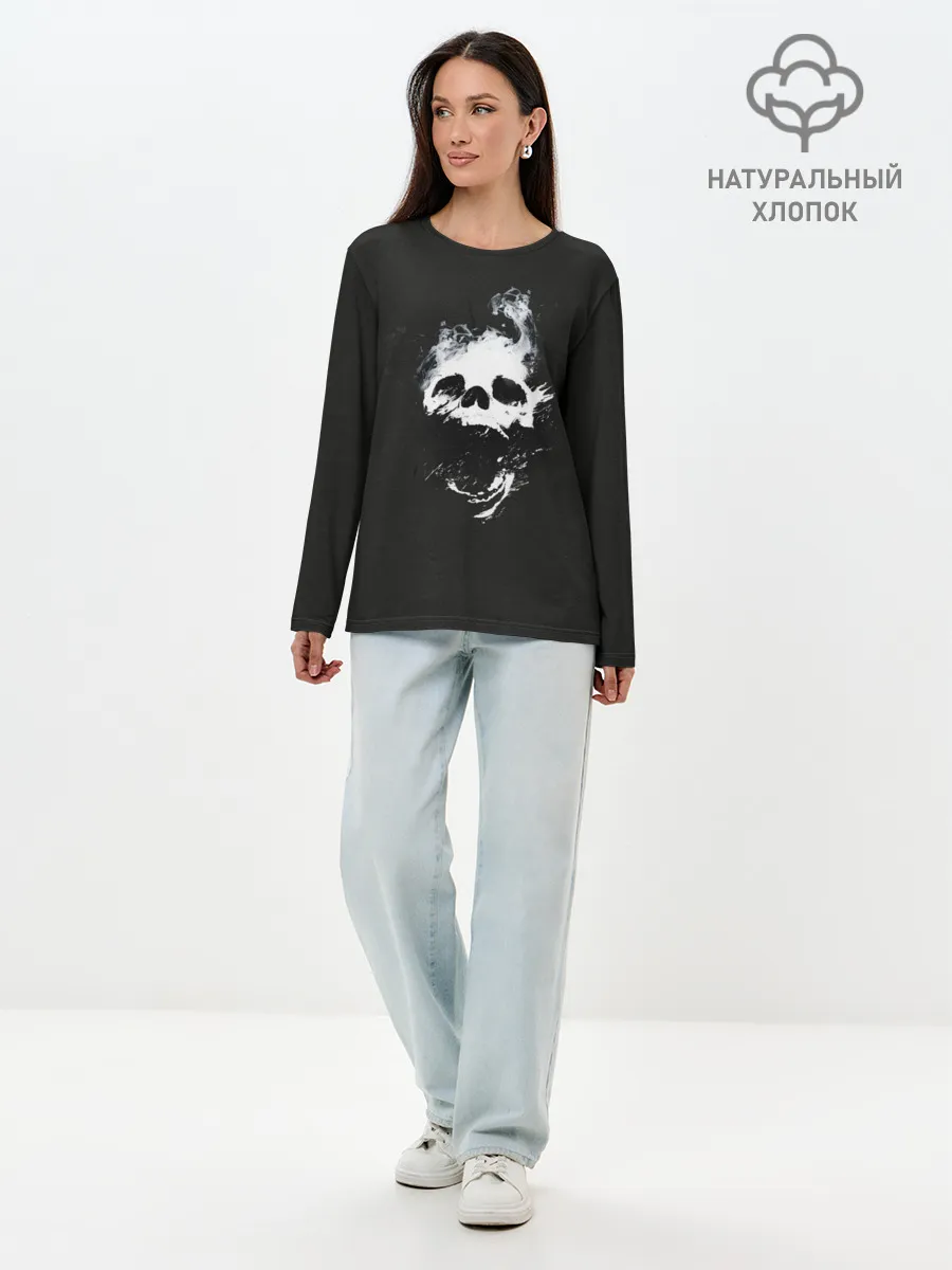 Лонгслив женский. Хлопок / Невероятное зло