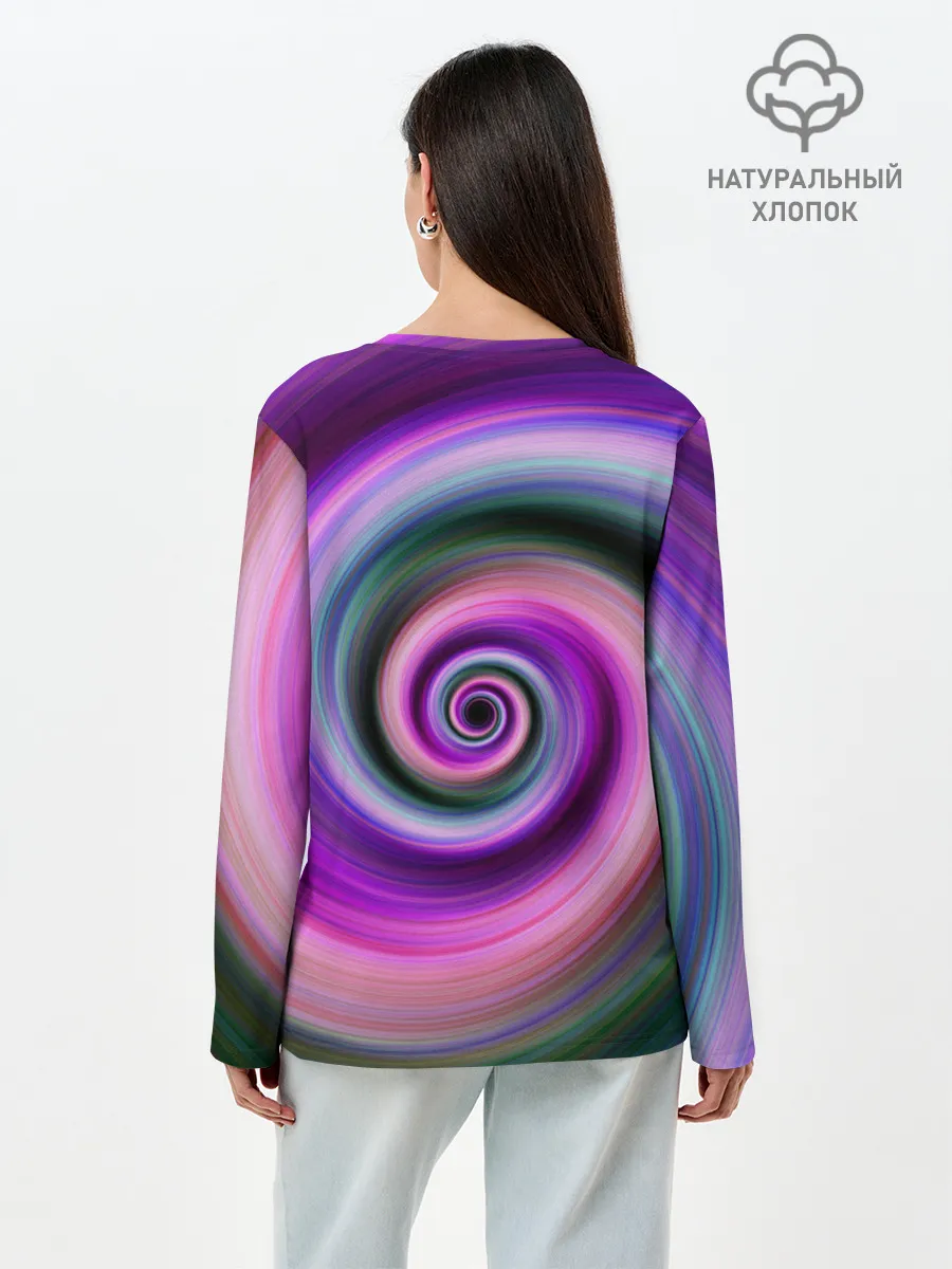 Лонгслив женский. Хлопок / Вихрь Красок