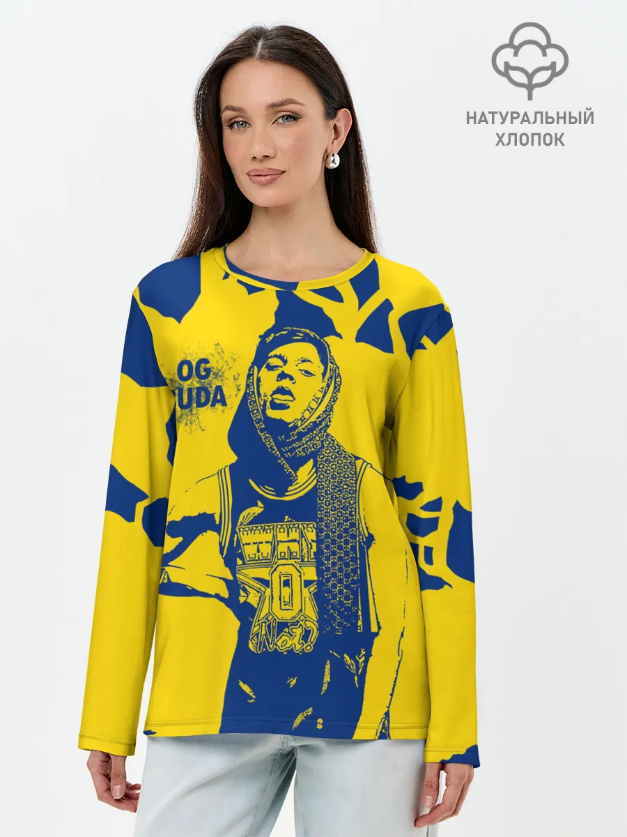 Лонгслив женский. Хлопок / OG Buda