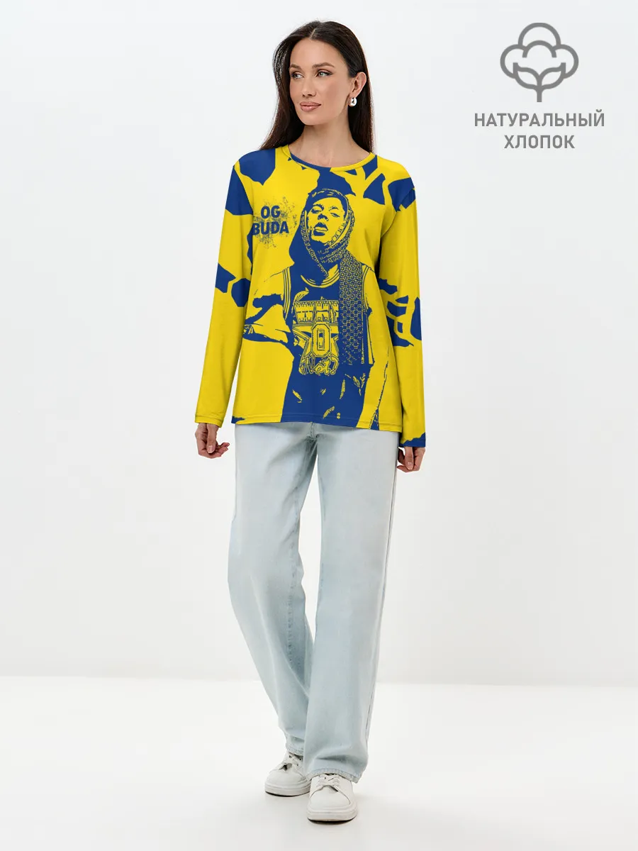 Лонгслив женский. Хлопок / OG Buda