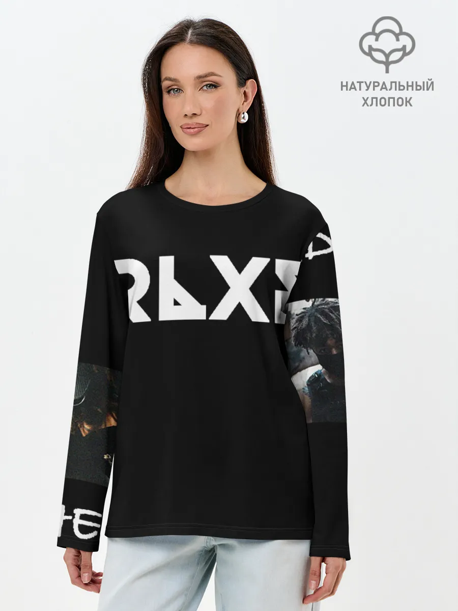 Лонгслив женский. Хлопок / Scarlxrd