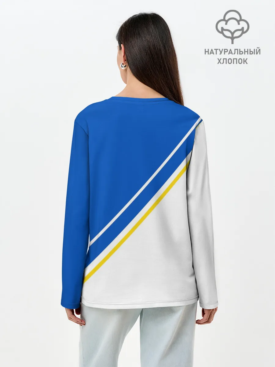 Лонгслив женский. Хлопок / REAL MADRID / РЕАЛ МАДРИД