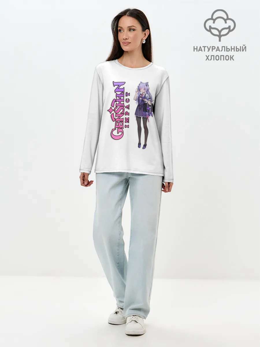 Лонгслив женский. Хлопок / GENSHIN IMPACT