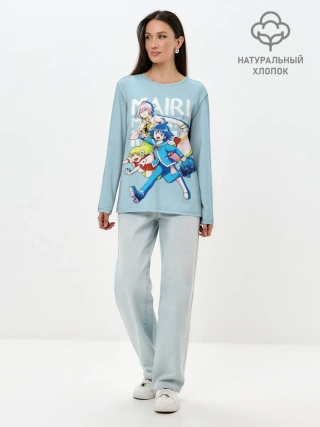 Лонгслив женский. Хлопок / Mairimashita!