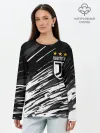 Лонгслив женский. Хлопок / JUVENTUS / ЮВЕНТУС / БРЫЗГИ