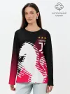 Лонгслив женский. Хлопок / JUVENTUS / ЮВЕНТУС / НЕОН