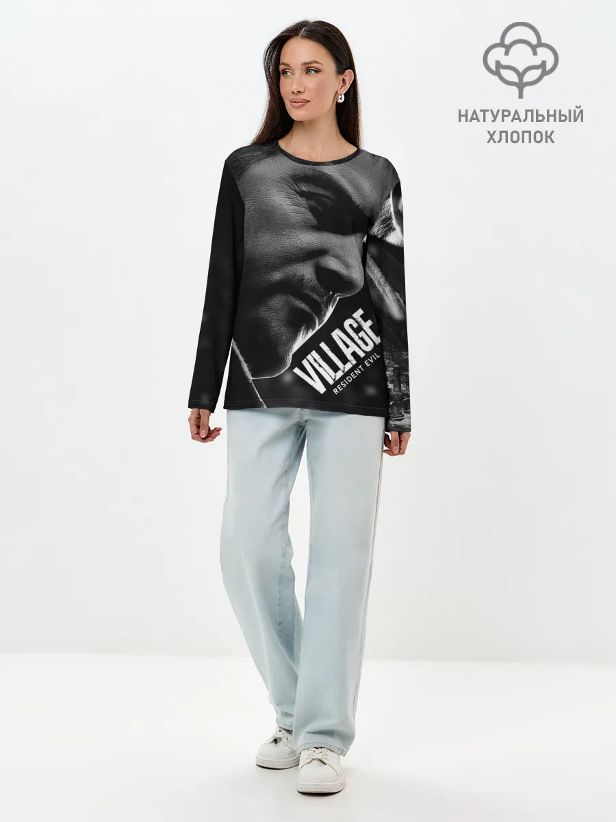 Лонгслив женский. Хлопок / RESIDENT EVIL 8 VILLAGE