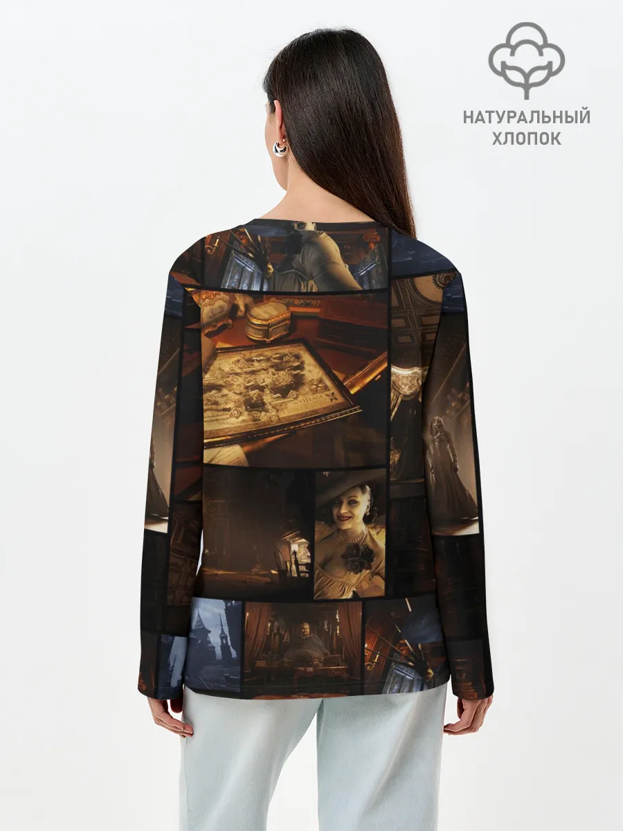 Лонгслив женский. Хлопок / RESIDENT EVIL 8 VILLAGE