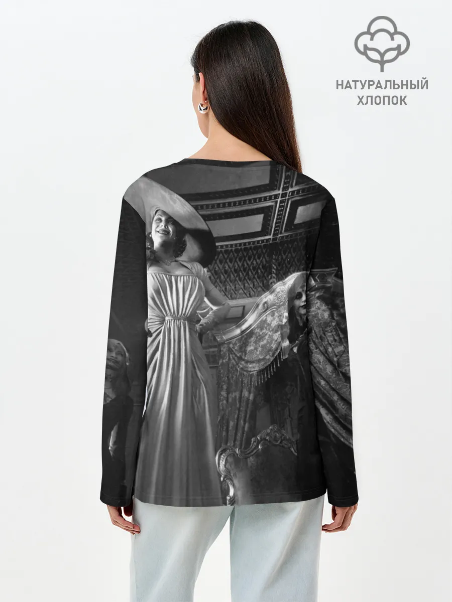Лонгслив женский. Хлопок / Lady Alcina Dimitrescu