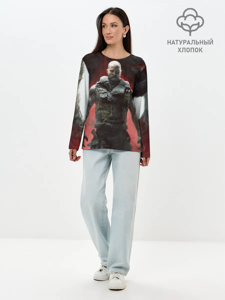 Лонгслив женский. Хлопок / Werewolf: The Apocalypse