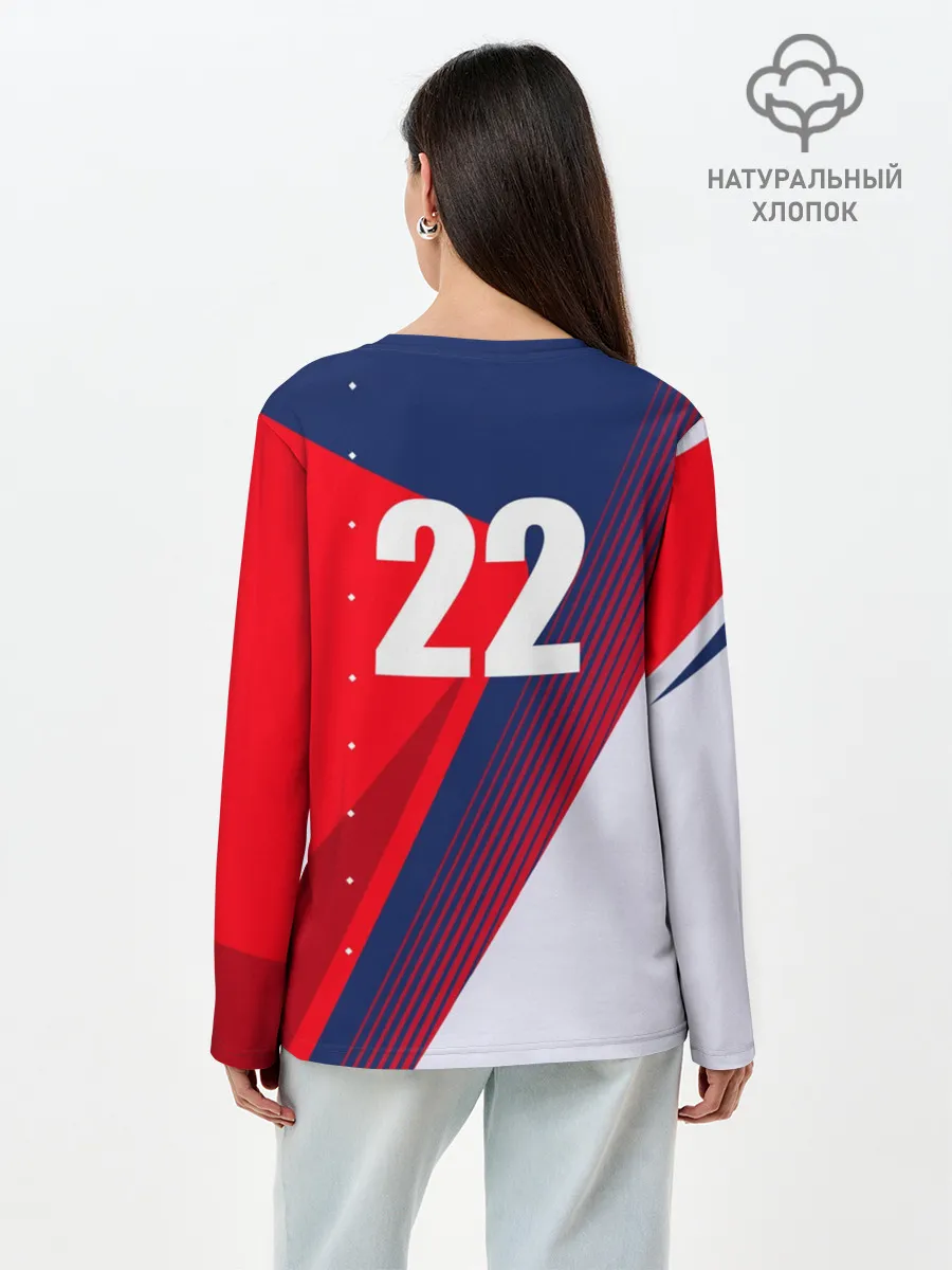 Лонгслив женский. Хлопок / Дзюба