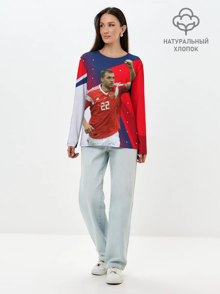 Лонгслив женский. Хлопок / Дзюба