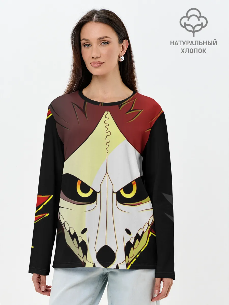 Лонгслив женский. Хлопок / Взгляд фурини
