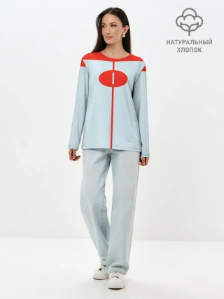 Лонгслив женский. Хлопок / Invincible - Omni-man