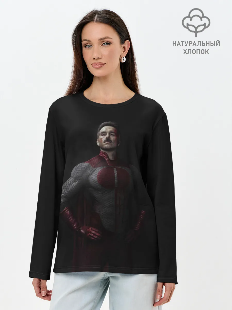 Лонгслив женский. Хлопок / Патриот Омни