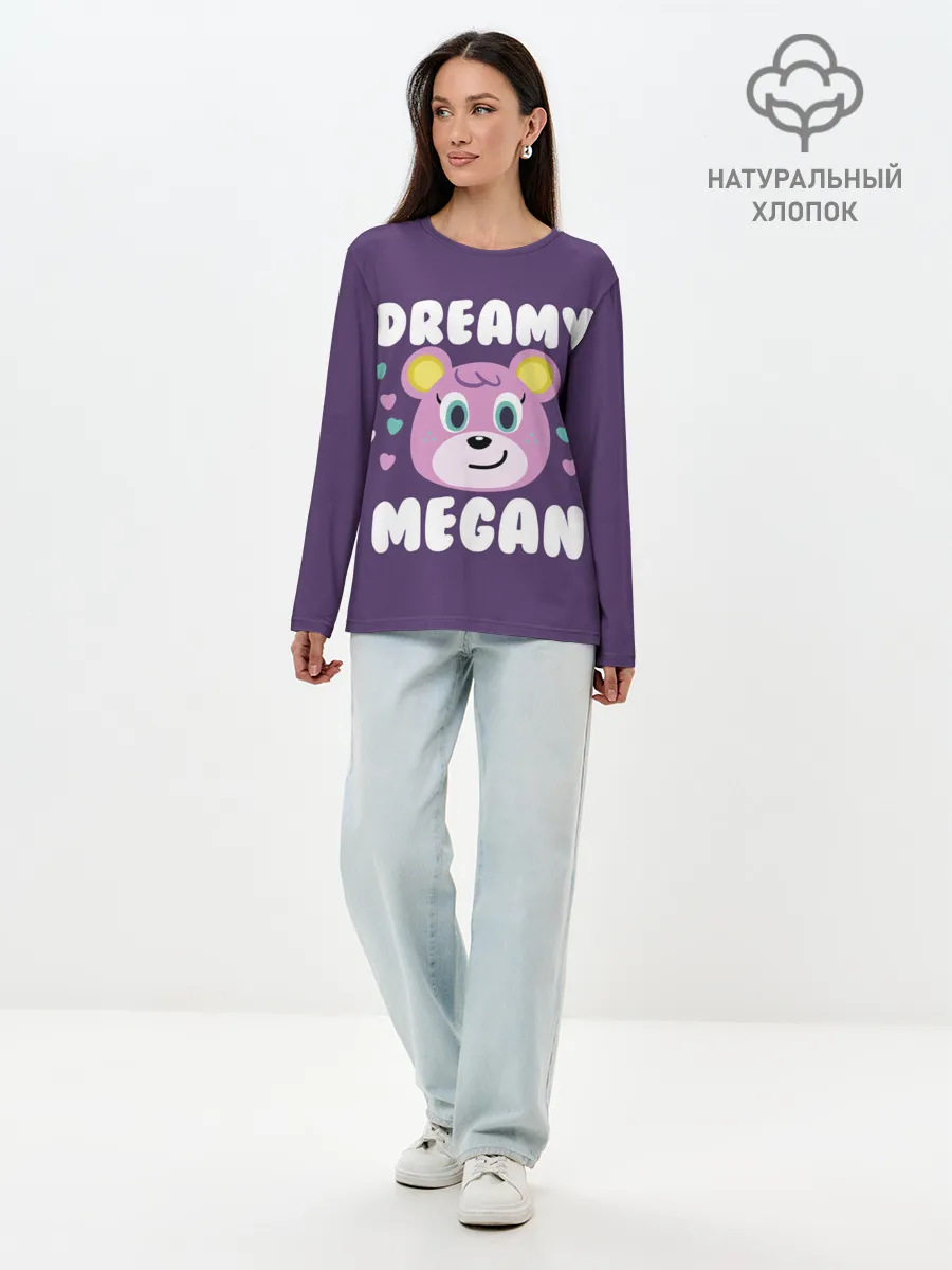 Лонгслив женский. Хлопок / Dreamy Megan