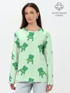 Лонгслив женский. Хлопок / Froggy crossing