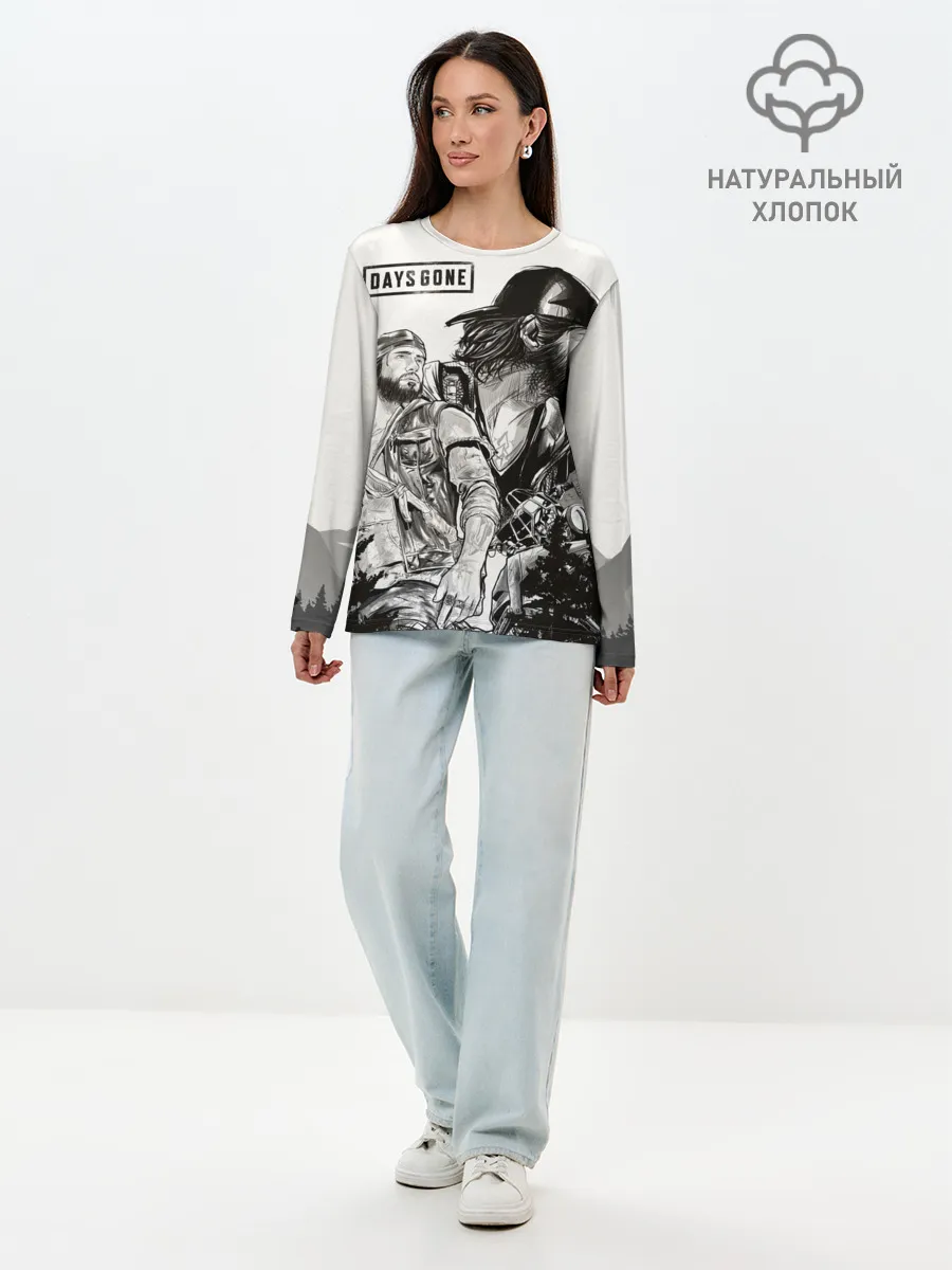 Лонгслив женский. Хлопок / Days Gone