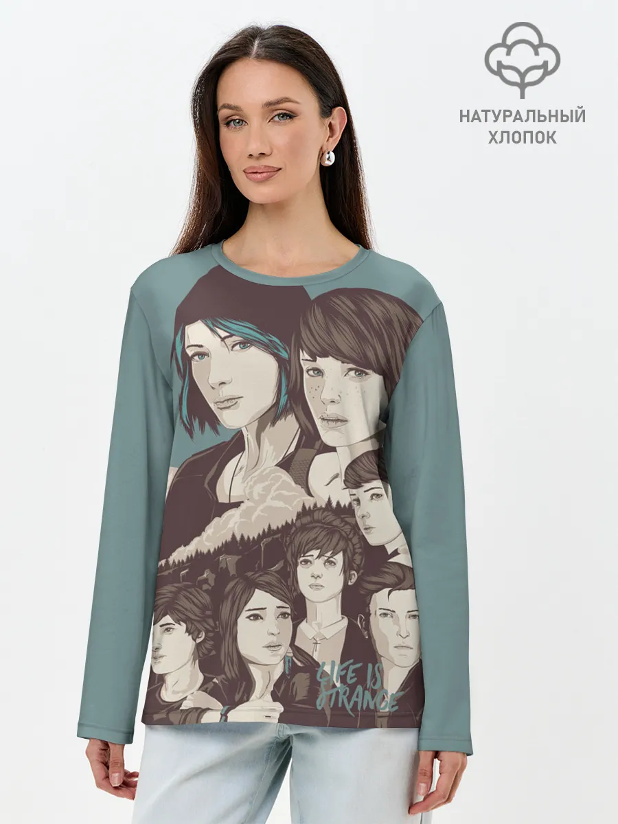 Лонгслив женский. Хлопок / Life Is Strange