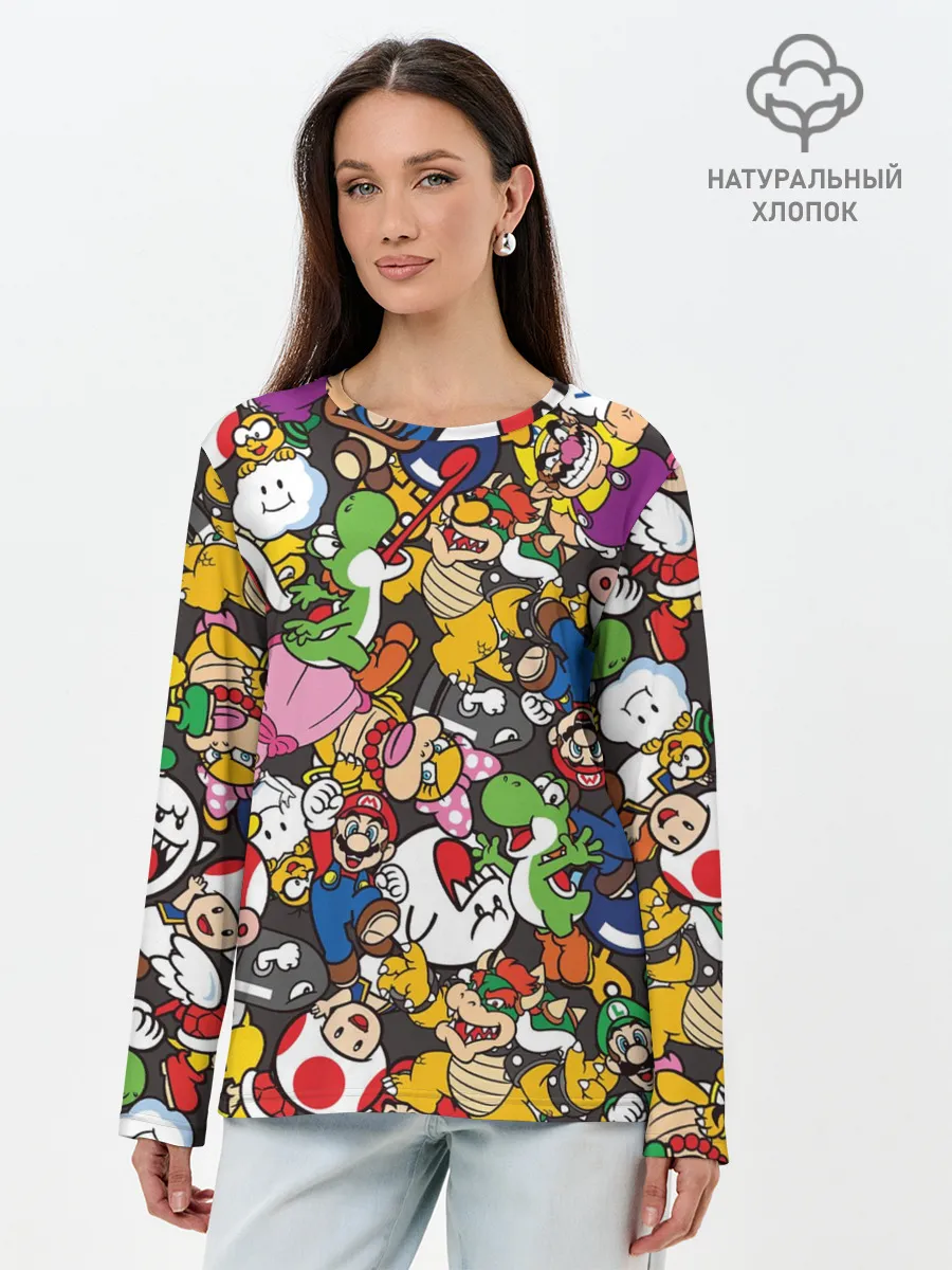 Лонгслив женский. Хлопок / Capcom World
