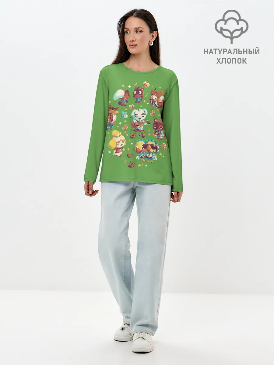 Лонгслив женский. Хлопок / Party Crossing