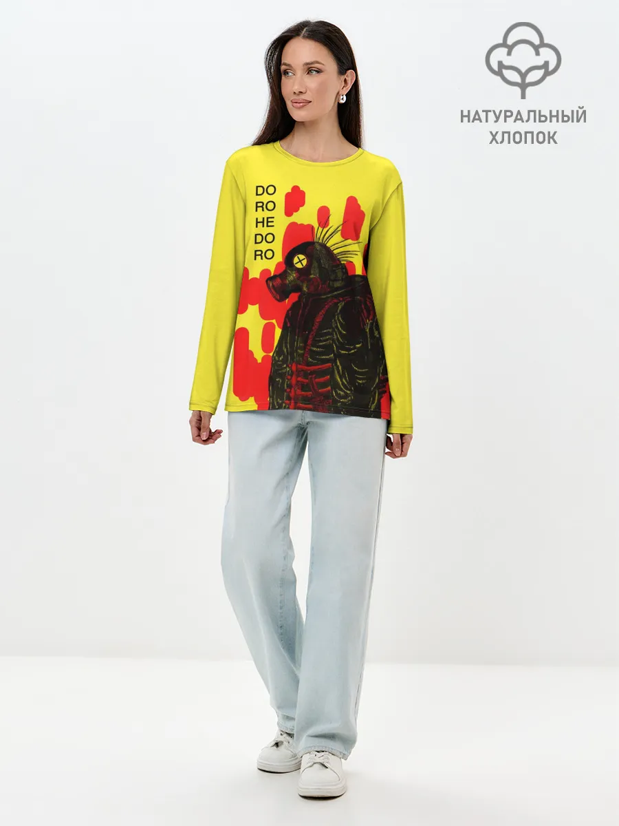 Лонгслив женский. Хлопок / Dorohedoro Magician Killer