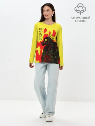 Лонгслив женский. Хлопок / Dorohedoro Magician Killer