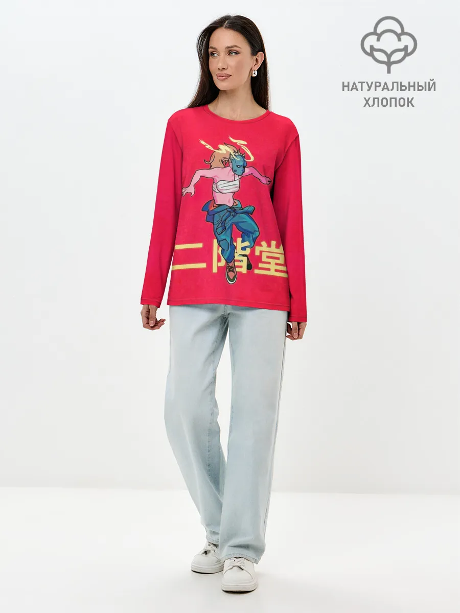 Лонгслив женский. Хлопок / Никадо