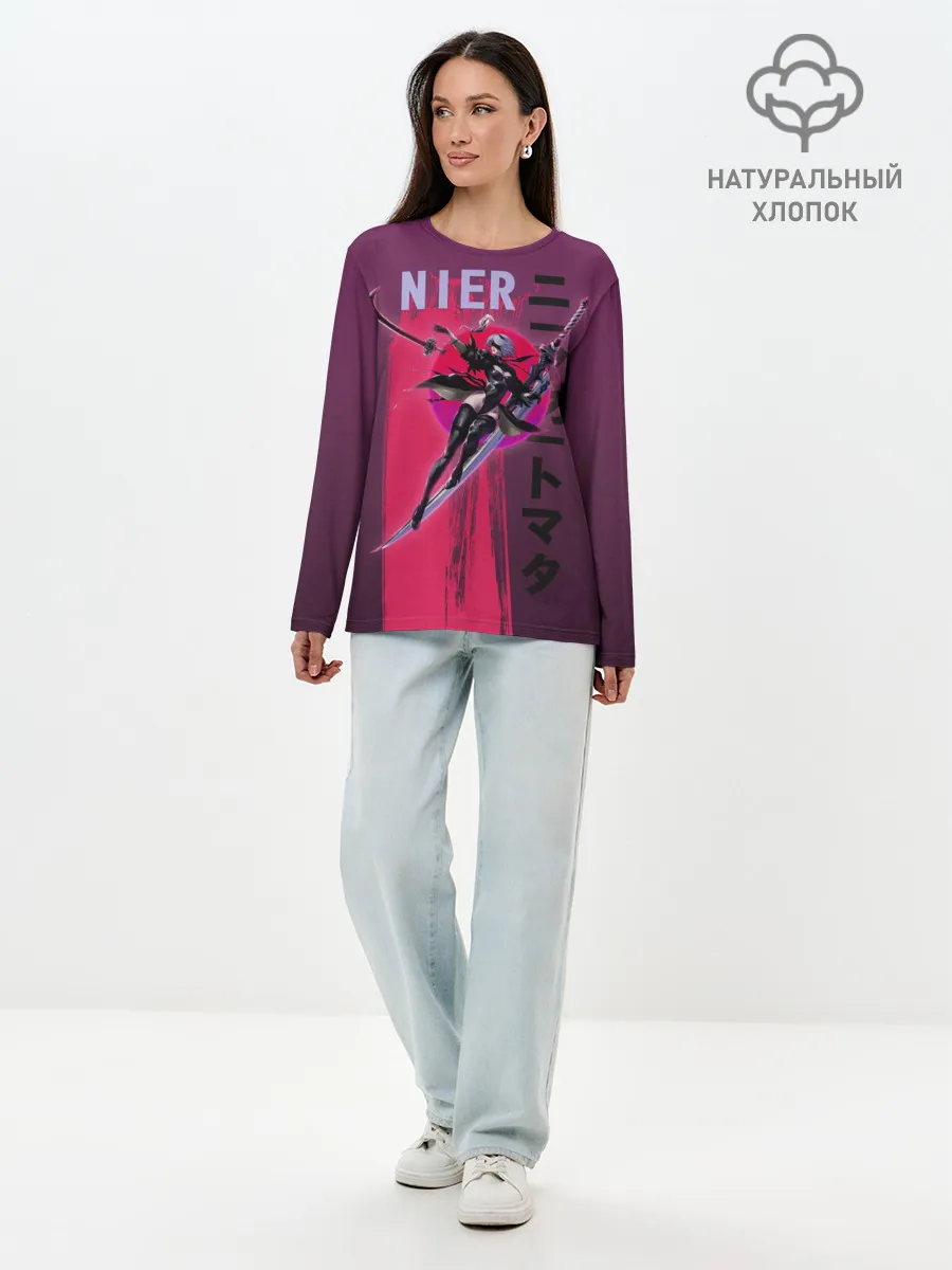 Лонгслив женский. Хлопок / NEIR