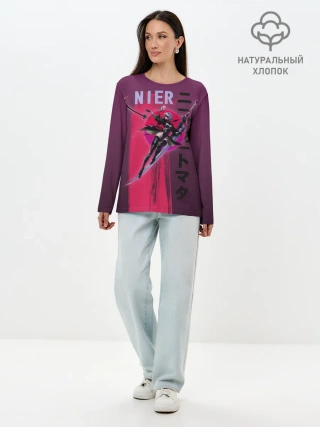 Лонгслив женский. Хлопок / NEIR