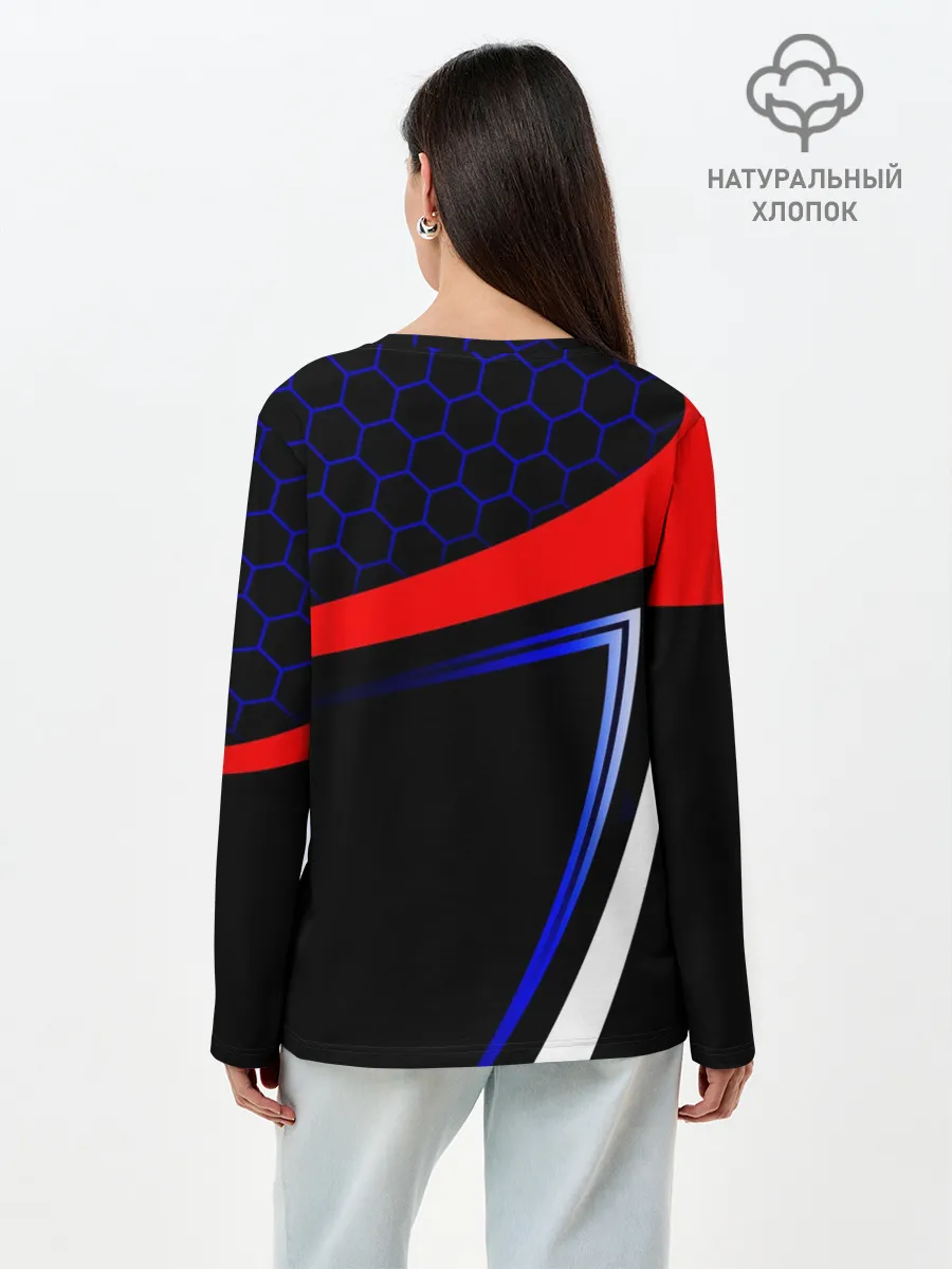 Лонгслив женский. Хлопок / АТЛЕТИКО МАДРИД / ATLETICO