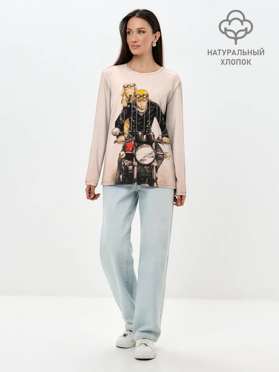 Лонгслив женский. Хлопок / Онидзука GTO