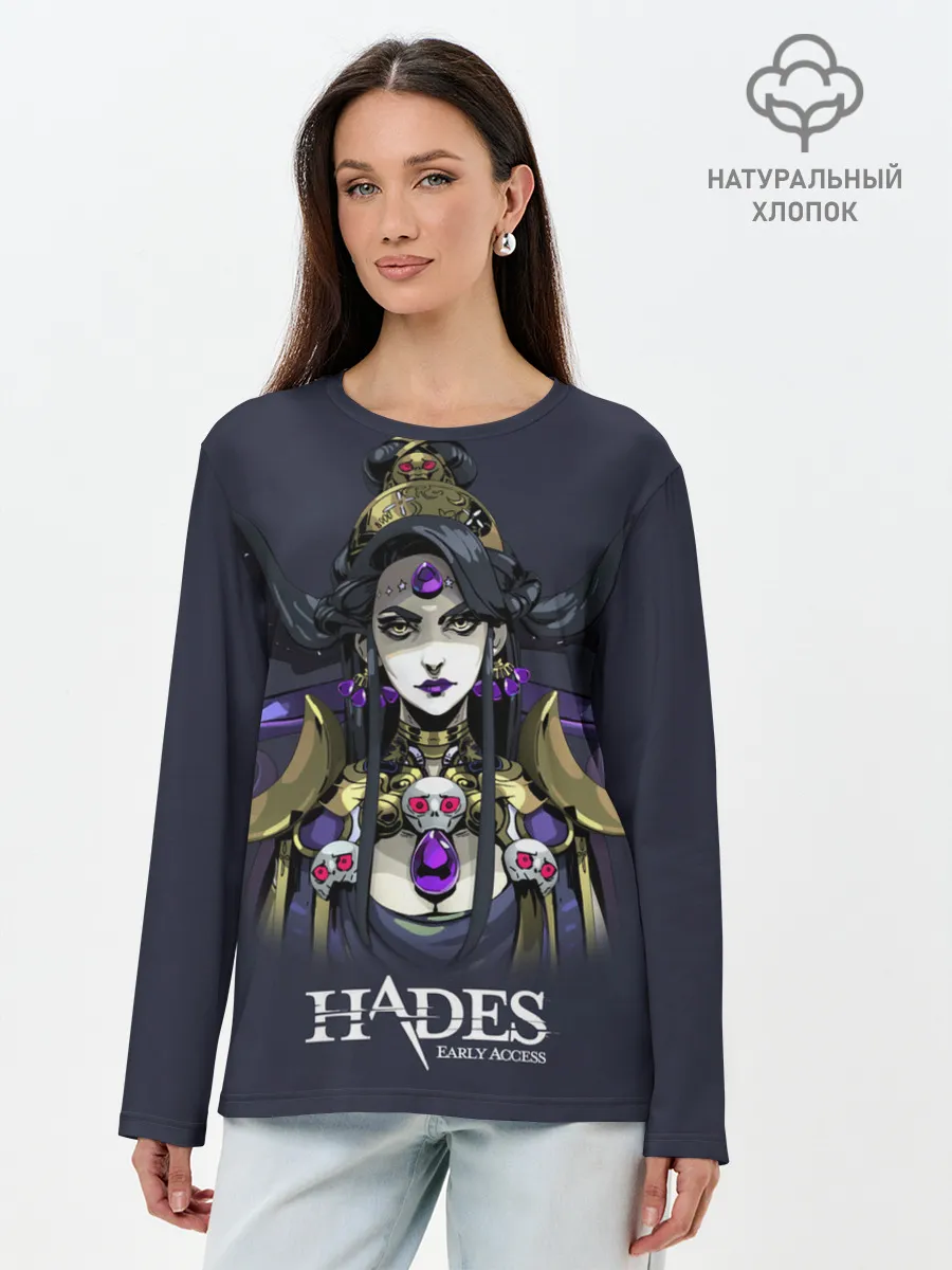 Лонгслив женский. Хлопок / Hades Nyx