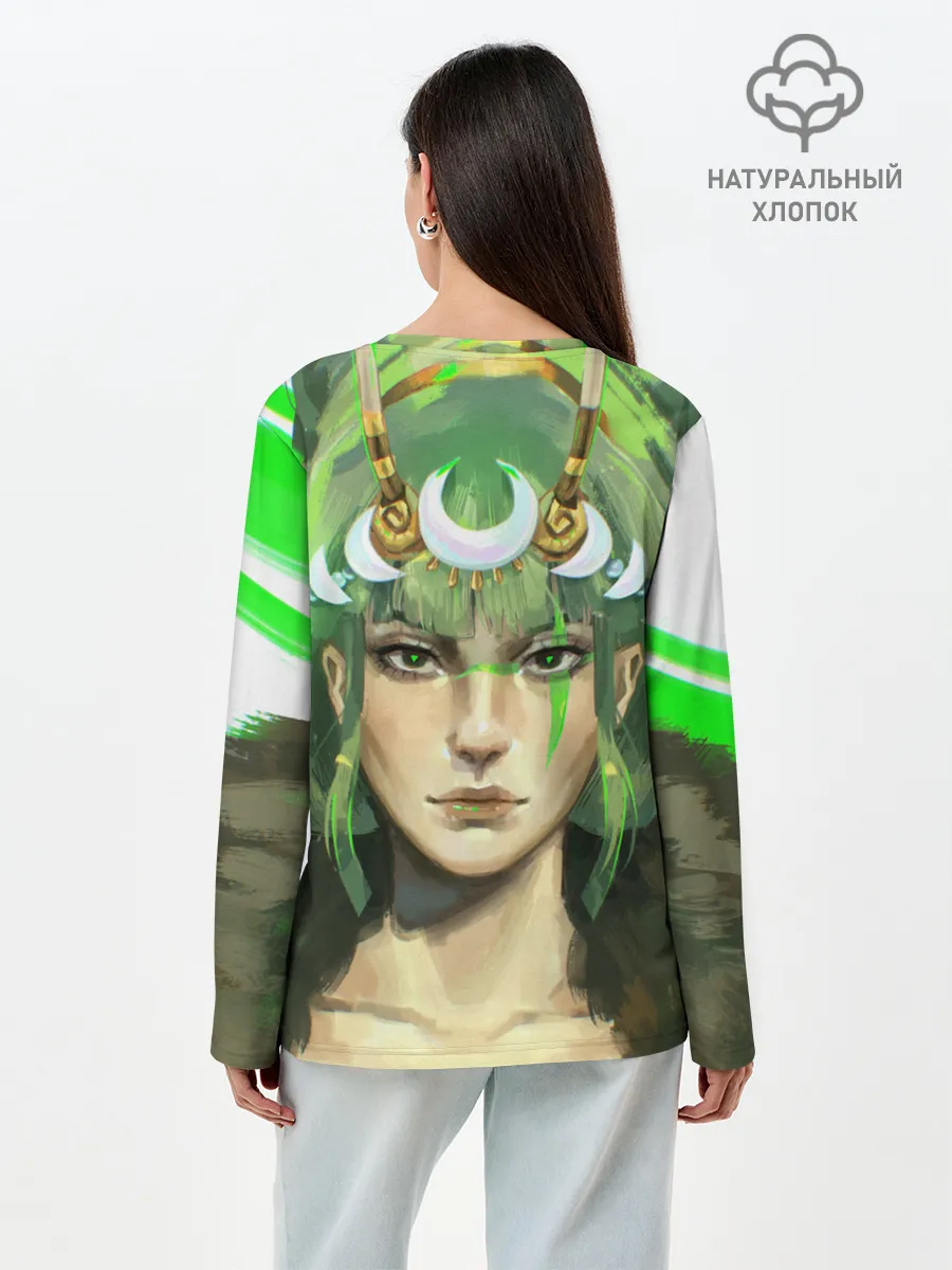 Лонгслив женский. Хлопок / Hades Artemis