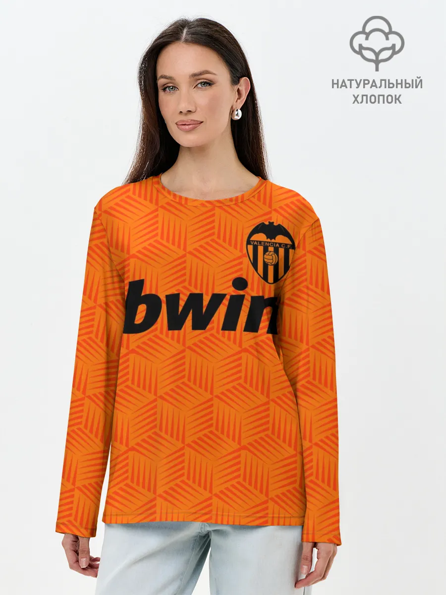 Лонгслив женский. Хлопок / ФК ВАЛЕНСИЯ / ФОРМА 20-21