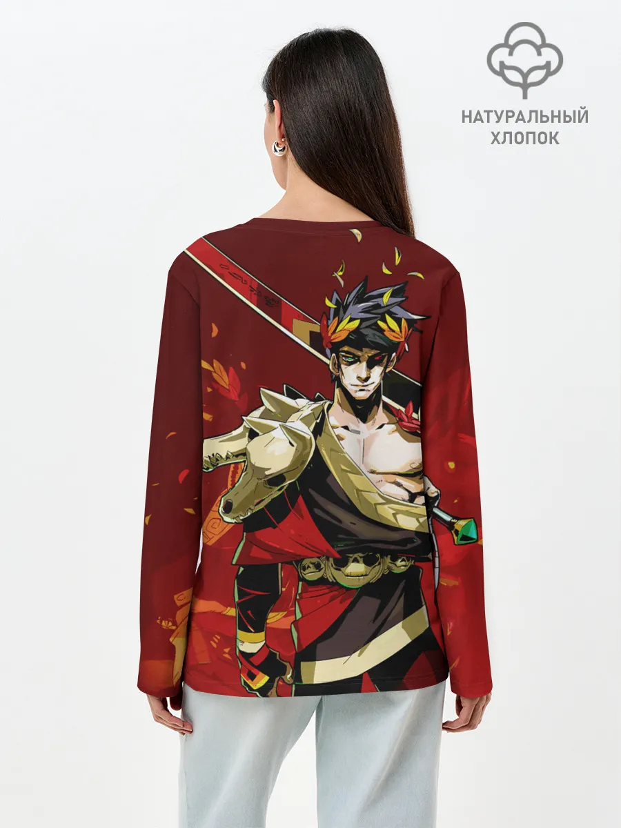 Лонгслив женский. Хлопок / Hades Zagrei