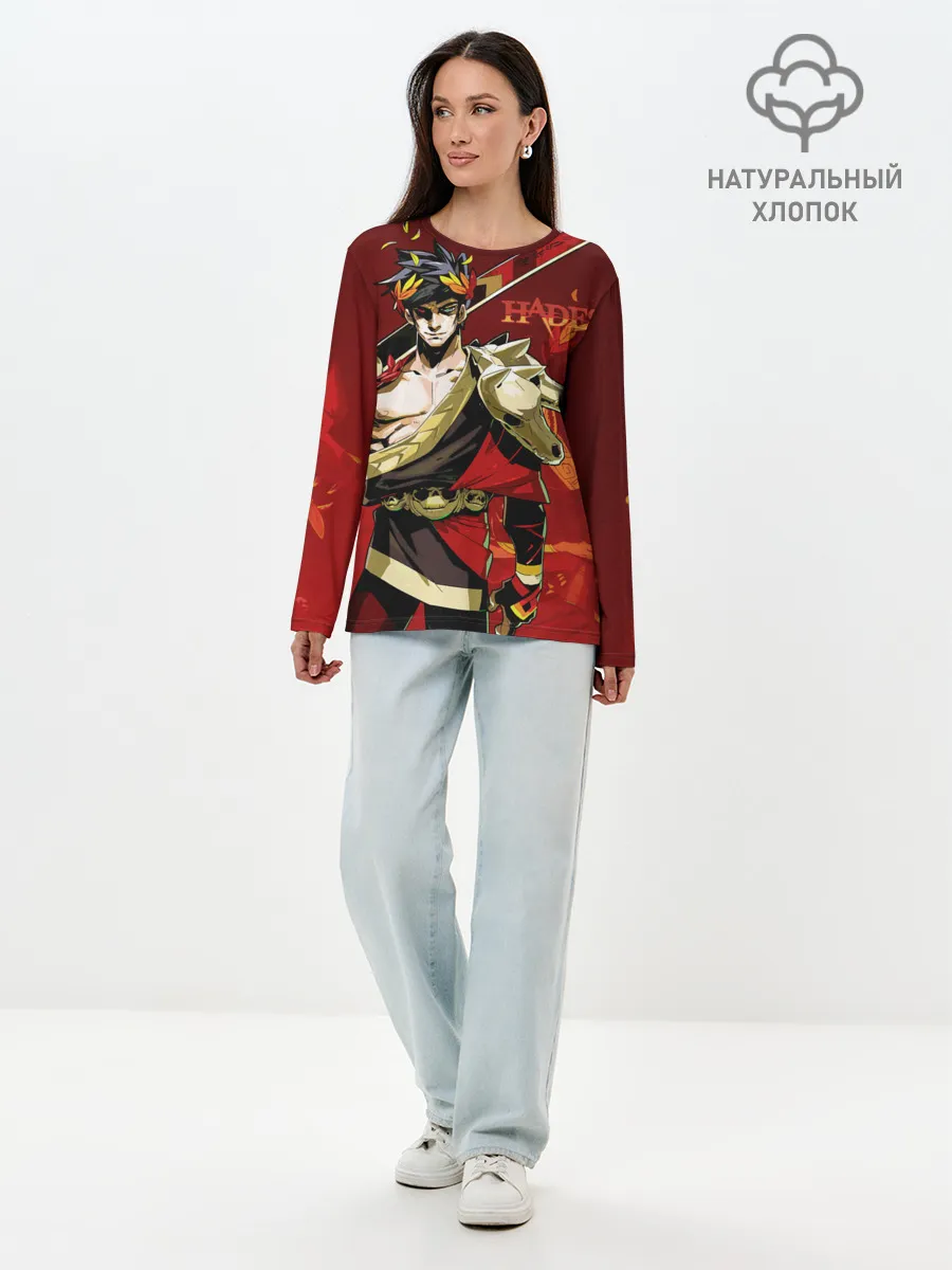 Лонгслив женский. Хлопок / Hades Zagrei