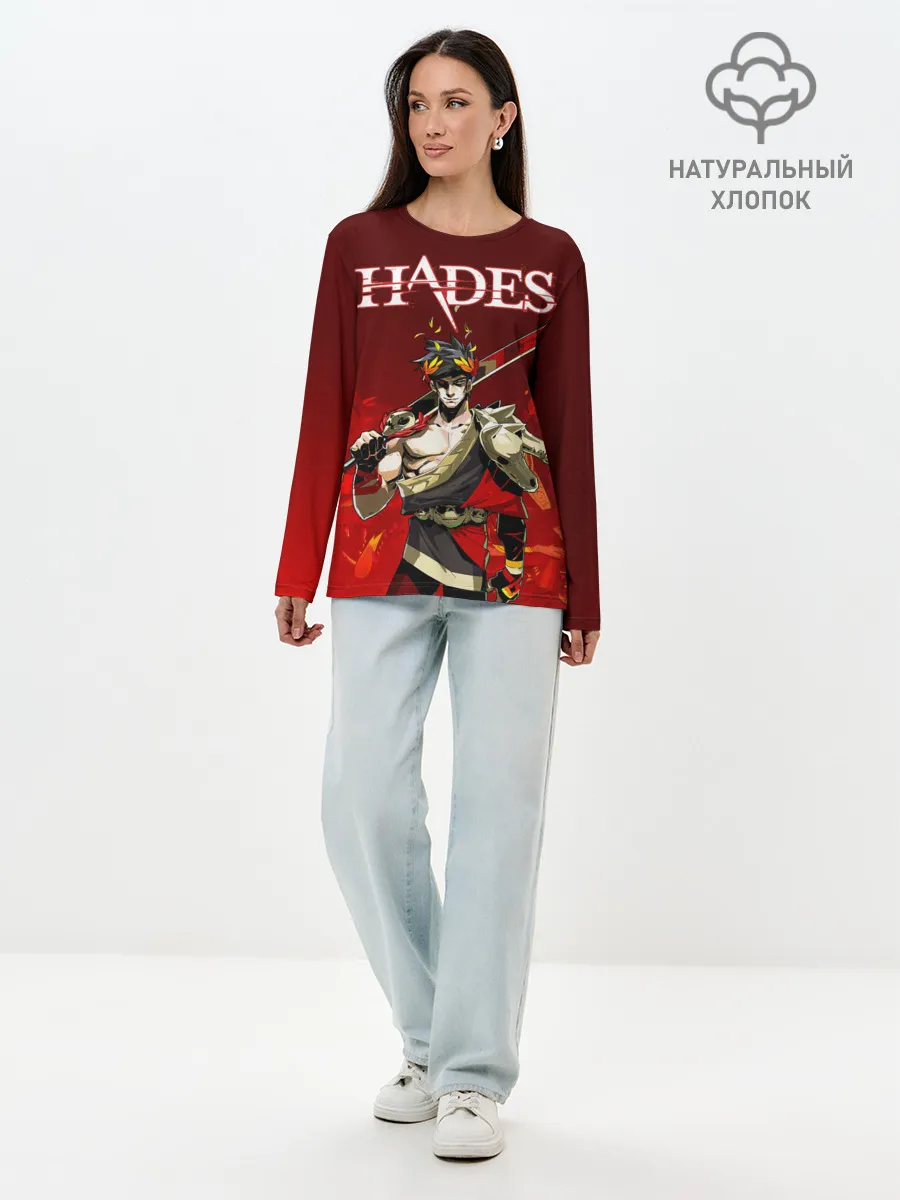 Лонгслив женский. Хлопок / Hades Zagrei