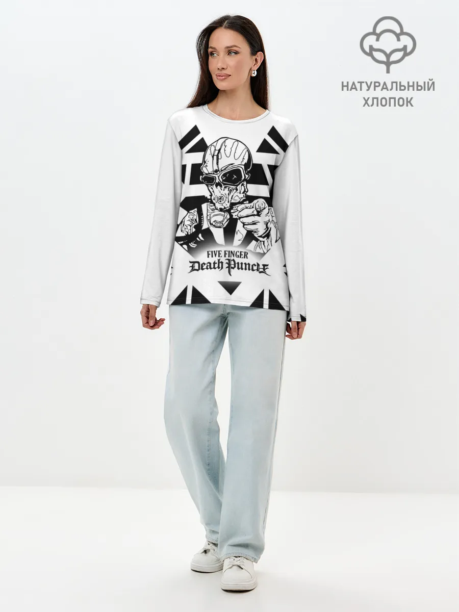 Лонгслив женский. Хлопок / Five Finger Death Punch