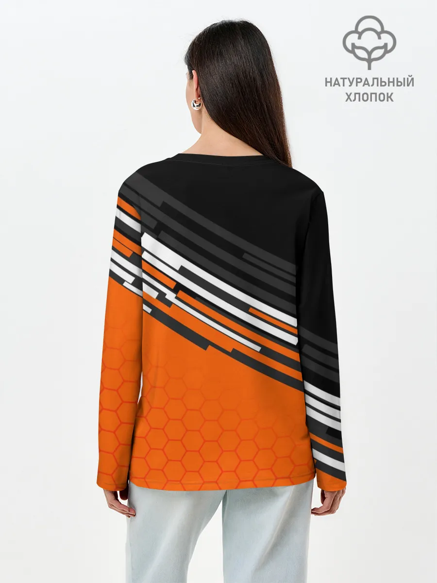 Лонгслив женский. Хлопок / ФК ВАЛЕНСИЯ / SPORT / СПОРТ