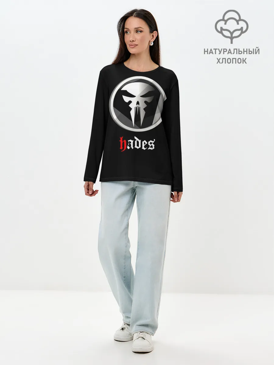 Лонгслив женский. Хлопок / Hades