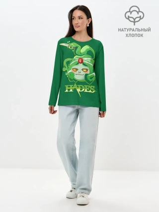 Лонгслив женский. Хлопок / Hades Dusa Gorgon