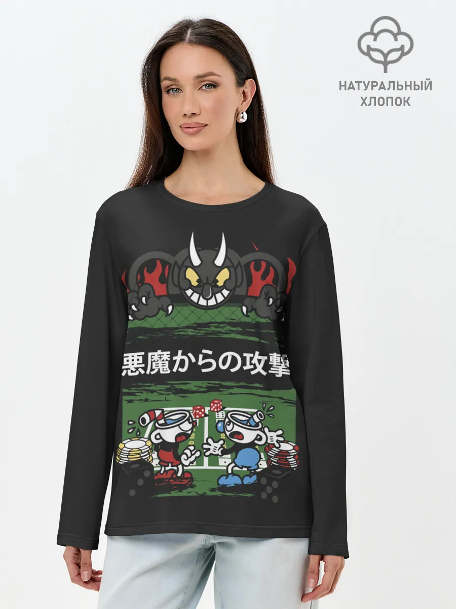 Лонгслив женский. Хлопок / Final round