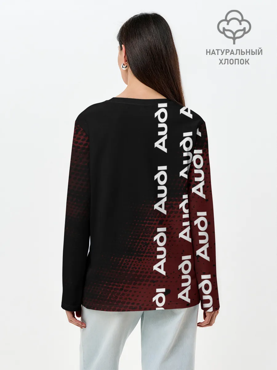 Лонгслив женский. Хлопок / Ауди - Pro Racing