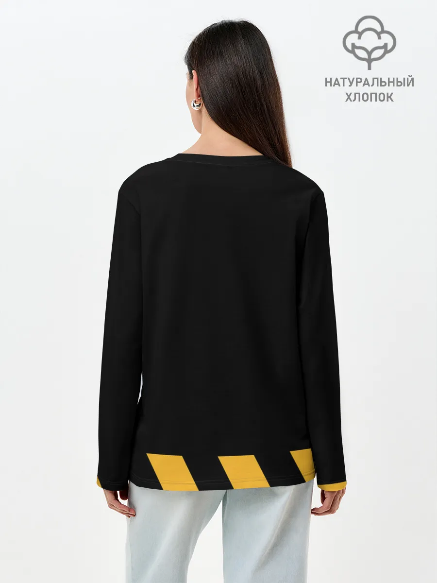 Лонгслив женский. Хлопок / BOSTON BRUINS