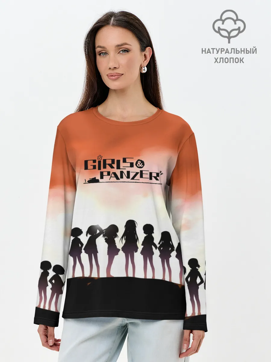 Лонгслив женский. Хлопок / Girls und Panzer | Poster