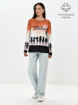 Лонгслив женский. Хлопок / Girls und Panzer | Poster