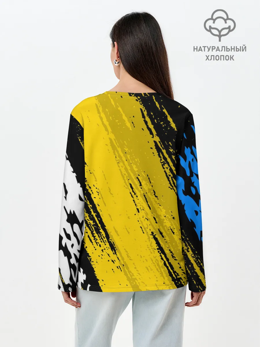 Лонгслив женский. Хлопок / ИНТЕР МИЛАН / INTER MILAN