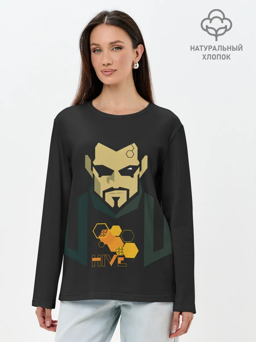 Лонгслив женский. Хлопок / Адам