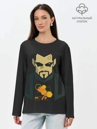 Лонгслив женский. Хлопок / Адам